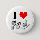 I Liebe A-S-L Button (Vorderseite)