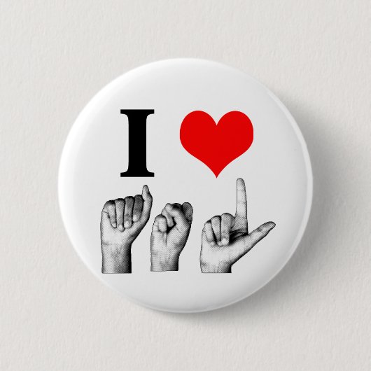 I Liebe A-S-L Button (Vorderseite)