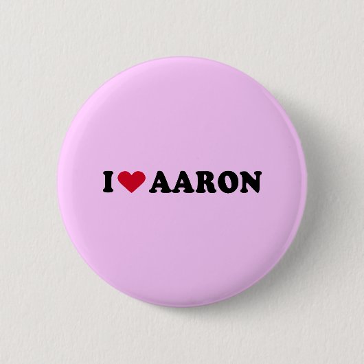 I LIEBE AARON BUTTON (Vorderseite)