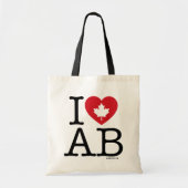 I LIEBE AB | I Liebe Alberta Canada Custom Toe Bag Tragetasche (Vorne)