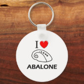 I Liebe Abalone Schlüsselanhänger (Vorderseite)
