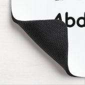 I Liebe Abdullah Mousepad (Ecke)