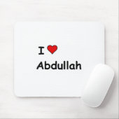 I Liebe Abdullah Mousepad (Mit Mouse)