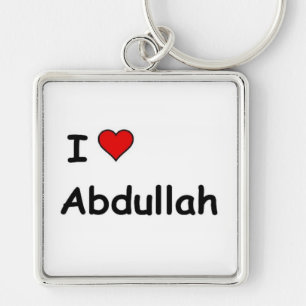 I Liebe Abdullah Schlüsselanhänger