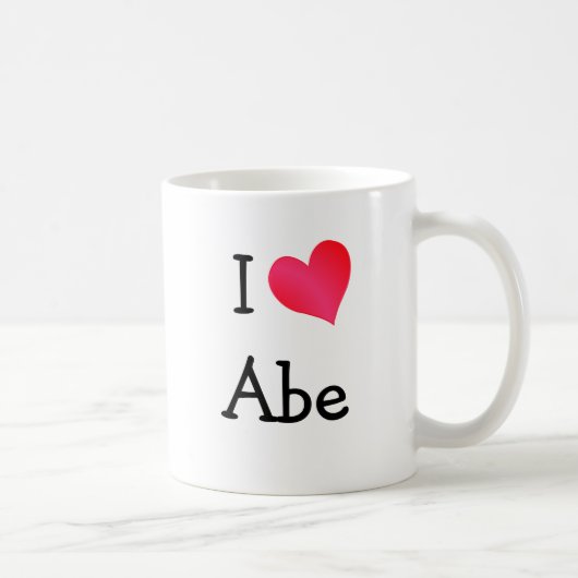 I Liebe Abe Kaffeetasse (Rechts)