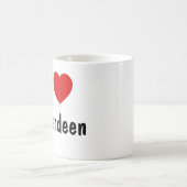 I Liebe Aberdeen Kaffeetasse (Mittel)