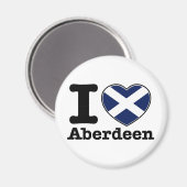 I Liebe Aberdeen Magnet (Vorderseite/Rückseite)