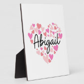 I Liebe Abigail Fotoplatte (Seite)