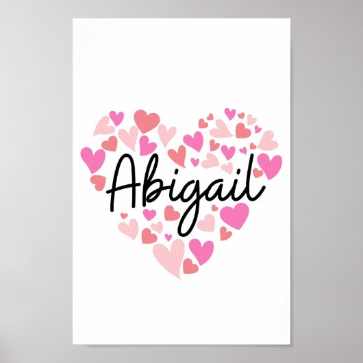 I Liebe Abigail Poster (Vorne)
