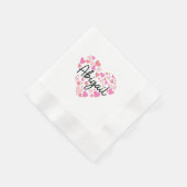 I Liebe Abigail Serviette (Ecke)