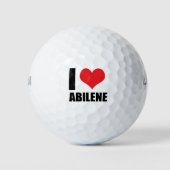 I Liebe Abilene Golfball (Vorderseite)