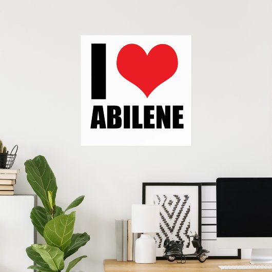 I Liebe Abilene Poster (Heimbüro)