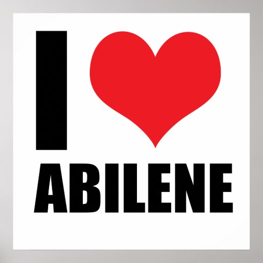 I Liebe Abilene Poster (Vorne)
