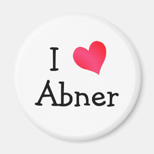 I Liebe Abner Magnet