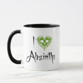 I Liebe Absinthe Tasse (Links)