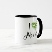 I Liebe Absinthe Tasse (VorderseiteRechts)