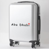 I Liebe Abu Dhabi Aufkleber (Koffer)