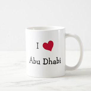 I Liebe Abu Dhabi Kaffeetasse