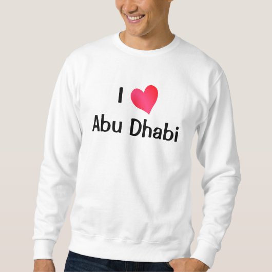 I Liebe Abu Dhabi Sweatshirt (Vorderseite)