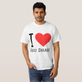 I Liebe Abu Dhabi T-Shirt (Vorne ganz)