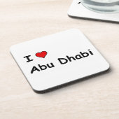 I Liebe Abu Dhabi Untersetzer (Linke Seite)