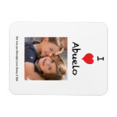 I Liebe Abuelo Foto Magnet Keepake (Horizontal)