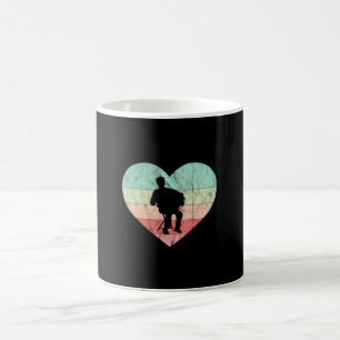 I Liebe Accordion Retro Vintages Herz Kaffeetasse