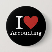 I ❤️ Liebe Accounting BUTTON Button - Rechnungsleg (Vorderseite)