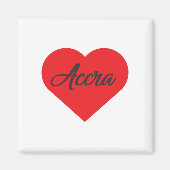 I Liebe Accra - Ghana Magnet (Vorne)