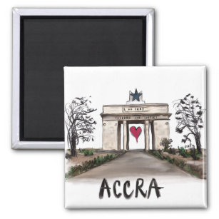 I Liebe Accra Magnet