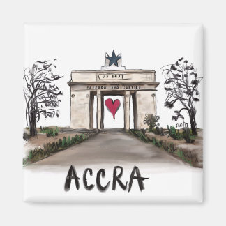 I Liebe Accra Magnet
