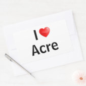 I Liebe Acre Rechteckiger Aufkleber (Umschlag)