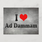 I Liebe Ad Dammam, Saudi-Arabien Postkarte (Vorderseite)