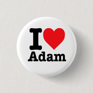 "I Liebe Adam" Button