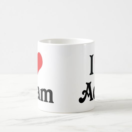 I Liebe Adam Kaffeetasse (Mittel)