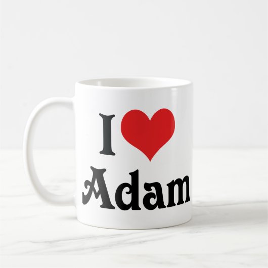 I Liebe Adam Kaffeetasse (Links)