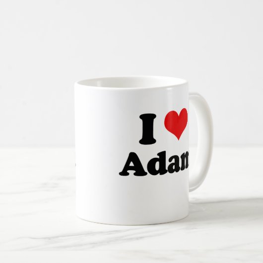 I Liebe Adam Kaffeetasse (VorderseiteRechts)