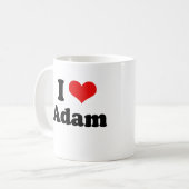 I Liebe Adam Kaffeetasse (Vorderseite Links)