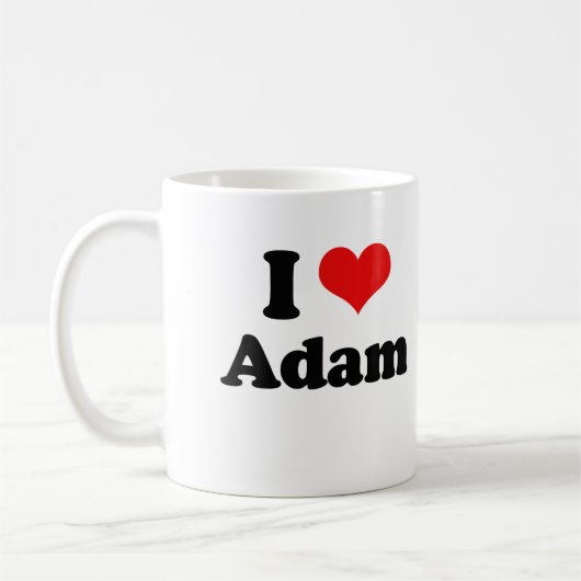 I Liebe Adam Kaffeetasse (Links)
