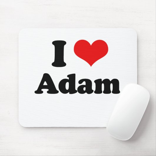 I Liebe Adam Mousepad (Mit Mouse)