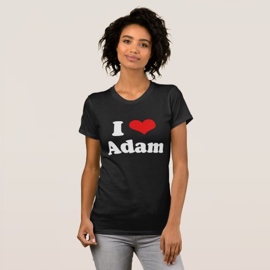 I Liebe Adam T-Shirt (Vorne ganz)