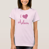 I Liebe Adam T-Shirt (Vorderseite)