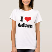 I Liebe Adam T-Shirt (Vorderseite)