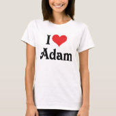 I Liebe Adam T-Shirt (Vorderseite)