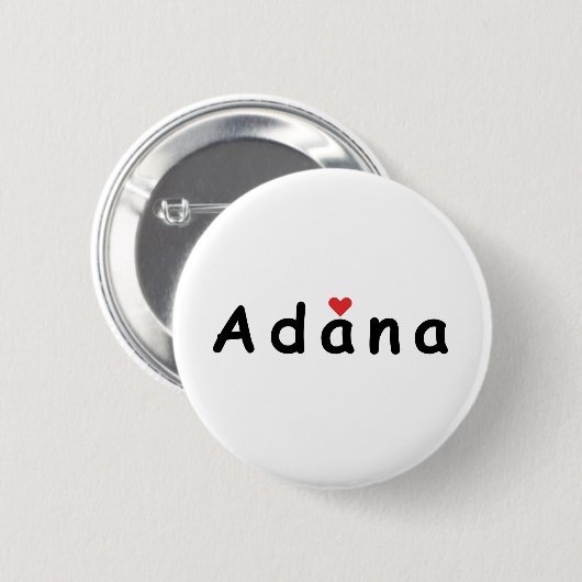 I Liebe Adana Button (Vorne & Hinten)