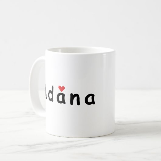 I Liebe Adana Kaffeetasse (Vorderseite Links)