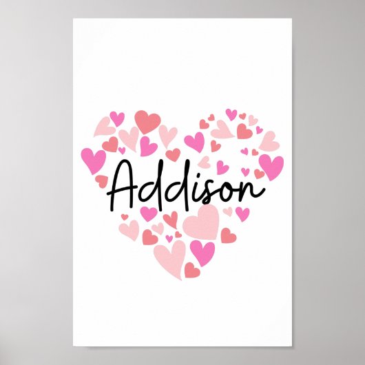 I Liebe Addison Poster (Vorne)