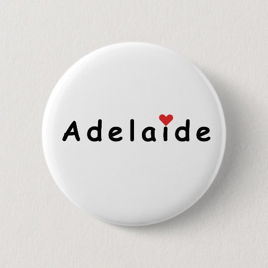 I Liebe Adelaide Button (Vorderseite)