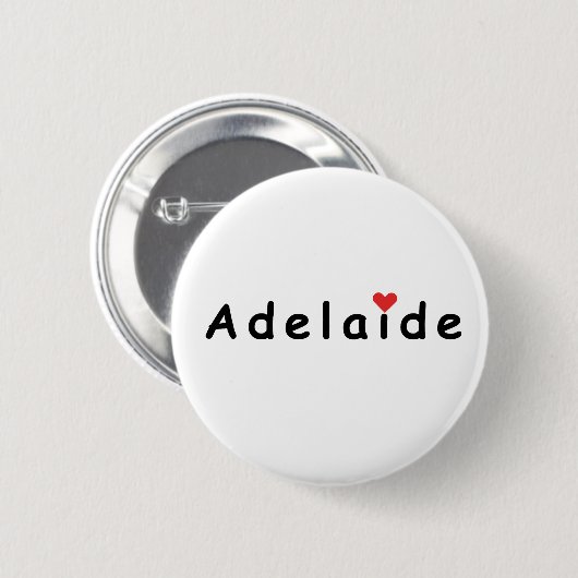 I Liebe Adelaide Button (Vorne & Hinten)
