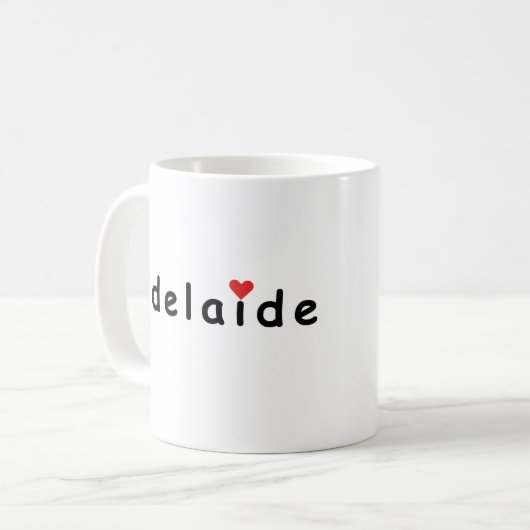 I Liebe Adelaide Kaffeetasse (Vorderseite Links)